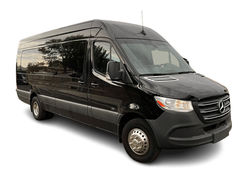 mercedes-benz-sprinter-limo-van Black Mercedes Sprinter